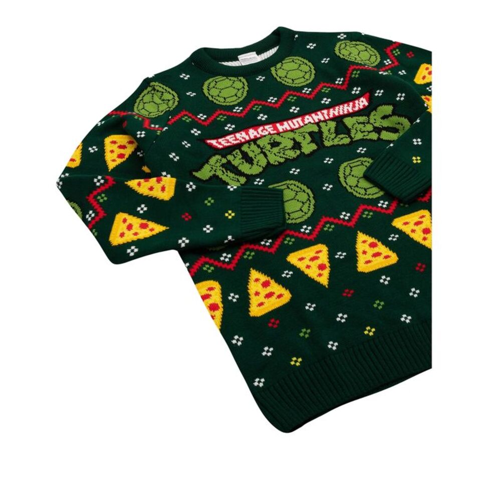 Teenage Mutant Ninja Turtles Unisex Adult Knitted Sweater / Green - Picture 3 of 5